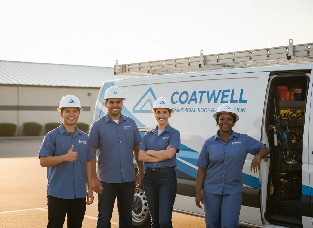 Commercial roof coating company in Urania, LA